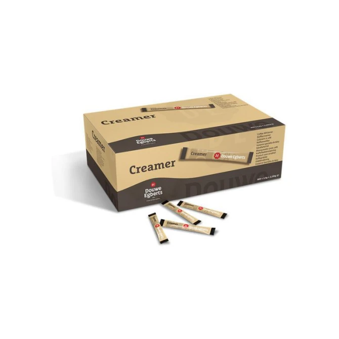 Douwe Egberts Licht en Romig Creamersticks 25 gram per stick (pak 900 stuks) Douwe Egberts Licht en Romig Creamersticks 25 gram per stick (pak 900 stuks)
