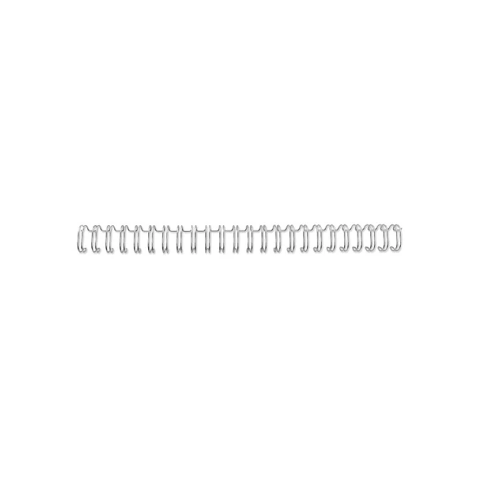 Draadrug GBC 3:1 24r A5 8mm zilver (100 stuks)