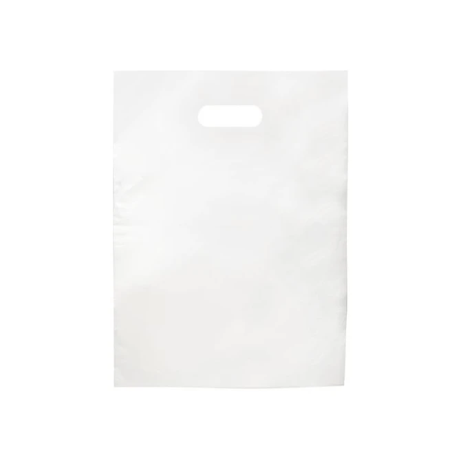 Draagtas plastic wit wit (doos 500 stuks) Draagtas plastic wit wit (doos 500 stuks)