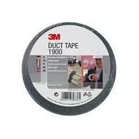 Duct tape 1900 50mm zwart/rl50m
