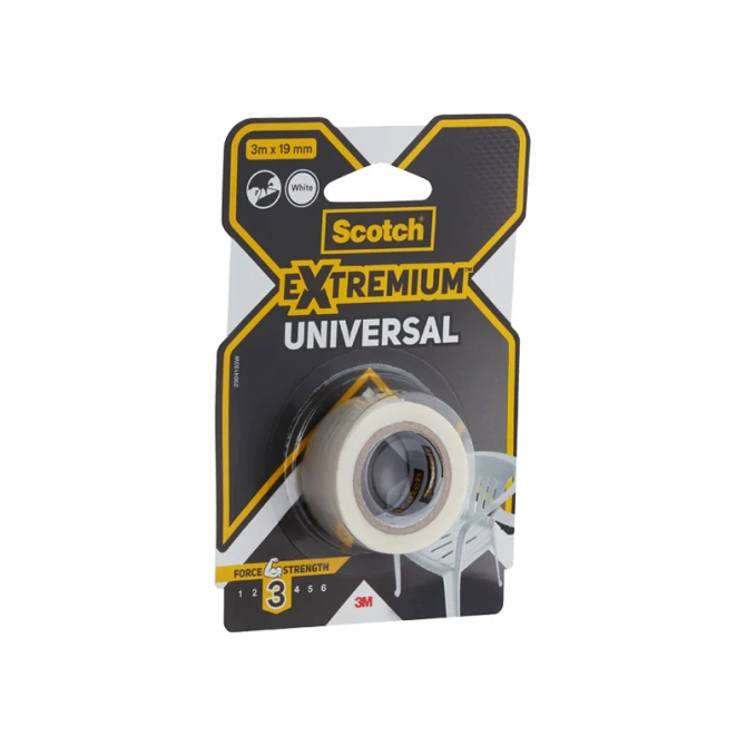 Duct tape 19mm wit/rl3m