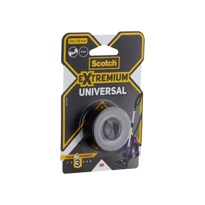 Duct tape 19mm zwart/rl3m