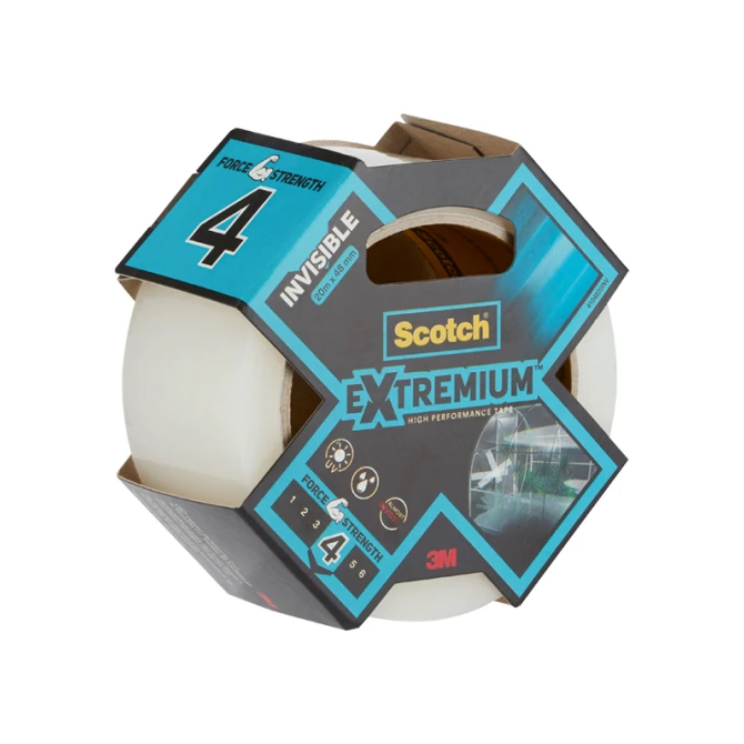 Duct tape krachtig 48mm transp./rol20m