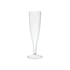 Duni Champagneglazen Plastic 100 ml Transparant (pak 10 stuks) Duni Champagneglazen Plastic 100 ml Transparant (pak 10 stuks)