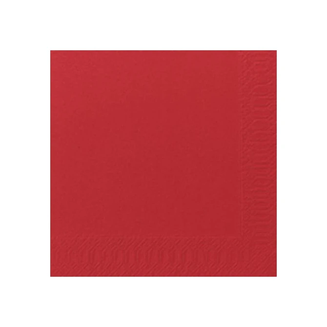 Duni Luxe Servetten Rood (pak 125 stuks)