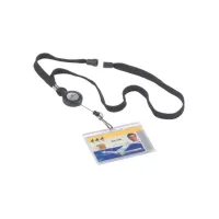 DURABLE Afrolmechanisme met textielkoord antraciet (pak 10 stuks) DURABLE Afrolmechanisme met textielkoord antraciet (pak 10 stuks)