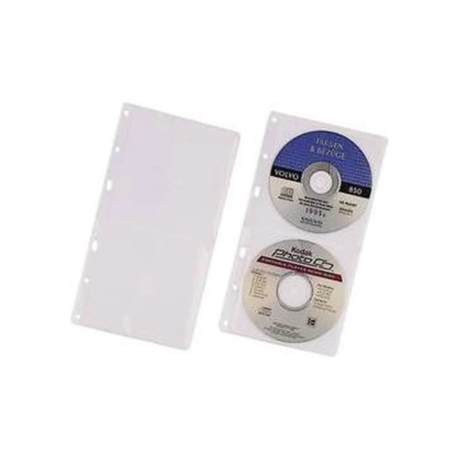 DURABLE CD/DVD hoes 2-3-4-gaats 2 x CD/DVD (pak 5 stuks) DURABLE CD/DVD hoes 2-3-4-gaats 2 x CD/DVD (pak 5 stuks)