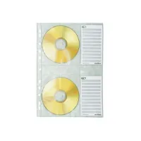 DURABLE CD/DVD showtas A4 met index 11 rings (pak 5 stuks) DURABLE CD/DVD showtas A4 met index 11 rings (pak 5 stuks)
