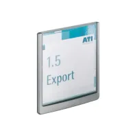 Durable Click Sign® Deurnaambordje Plastic 149 x 148.5 mm Grijs