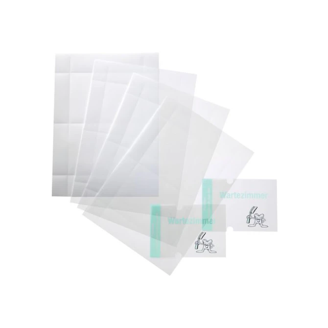 DURABLE Crystal Sign® Insteekfolies voor Deurnaambordjes 148 x 148 mm Transparant (pak 10 stuks) DURABLE Crystal Sign® Insteekfolies voor Deurnaambordjes 148 x 148 mm Transparant (pak 10 stuks)