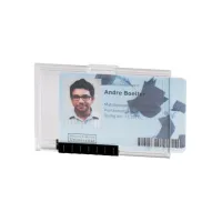 DURABLE 8922 Naambadgehouder PUSHBOX MONO (pak 10 stuks) DURABLE 8922 Naambadgehouder PUSHBOX MONO (pak 10 stuks)