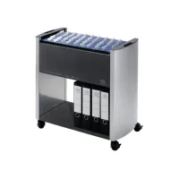 DURABLE Designline hangmappentrolley 80 hangmappen (A4) antraciet/metallic-zilver