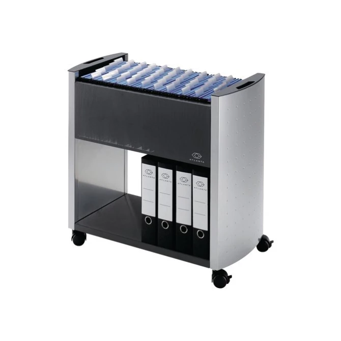 DURABLE Designline hangmappentrolley 80 hangmappen (A4) antraciet/metallic-zilver