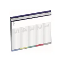 DURABLE Divisoflex®-organisatiemap A4 5 tabbladen 150 vellen PVC blauw DURABLE Divisoflex®-organisatiemap A4 5 tabbladen 150 vellen PVC blauw