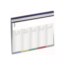 DURABLE Divisoflex®-organisatiemap A4 5 tabbladen 150 vellen PVC blauw DURABLE Divisoflex®-organisatiemap A4 5 tabbladen 150 vellen PVC blauw
