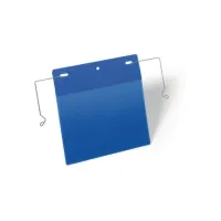 DURABLE Documenthouder met Ophangbeugel A5 Horizontaal Blauw (pak 50 stuks)