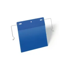 DURABLE Documenthouder met Ophangbeugel A5 Horizontaal Blauw (pak 50 stuks) DURABLE Documenthouder met Ophangbeugel A5 Horizontaal Blauw (pak 50 stuks)