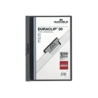 DURABLE Duraclip® Klemmap A4 1-30 vel Antraciet (doos 25 stuks) DURABLE Duraclip® Klemmap A4 1-30 vel Antraciet (doos 25 stuks)