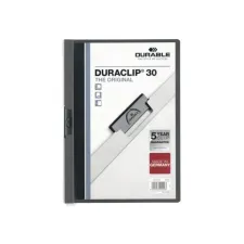 DURABLE Duraclip® Klemmap A4 1-30 vel Antraciet (doos 25 stuks) DURABLE Duraclip® Klemmap A4 1-30 vel Antraciet (doos 25 stuks)