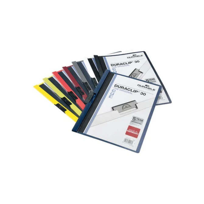 DURABLE Duraclip® Klemmap A4 1-30 vel Assorti (pak 25 stuks)
