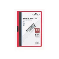 DURABLE Duraclip® Klemmap A4 1-30 vel Rood (pak 25 stuks)