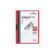 DURABLE Duraclip® Klemmap A4 1-30 vel Rood (pak 25 stuks) DURABLE Duraclip® Klemmap A4 1-30 vel Rood (pak 25 stuks)