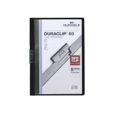 DURABLE Duraclip® Klemmap A4 1-30 vel Zwart (pak 25 stuks) DURABLE Duraclip® Klemmap A4 1-30 vel Zwart (pak 25 stuks)