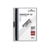 Durable Duraclip klemmap 1-30 vel grijs (pak 25 stuks) Durable Duraclip klemmap 1-30 vel grijs (pak 25 stuks)
