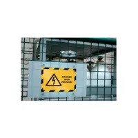 Durable Duraframe A4 security geel zwart (pak 2 stuks) Durable Duraframe A4 security geel zwart (pak 2 stuks)