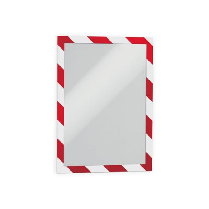 DURABLE Duraframe Security Zelfklevend Kader A4 Magnetisch Rood wit (pak 2 stuks) DURABLE Duraframe Security Zelfklevend Kader A4 Magnetisch Rood wit (pak 2 stuks)