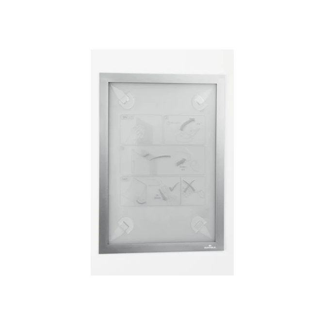 DURABLE Duraframe Wallpaper Informatiekader A4 Zilver