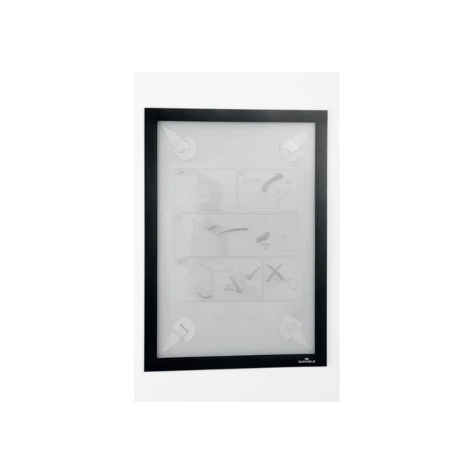 DURABLE Duraframe Wallpaper Informatiekader A4 Zwart