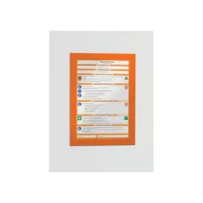 DURABLE Duraframe Zelfklevend Kader A4 Magnetisch Oranje (pak 2 stuks) DURABLE Duraframe Zelfklevend Kader A4 Magnetisch Oranje (pak 2 stuks)