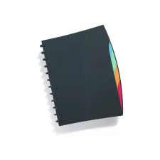 DURABLE Duralook Showalbum 20 Vakken 4 Tabs Zwart DURABLE Duralook Showalbum 20 Vakken 4 Tabs Zwart