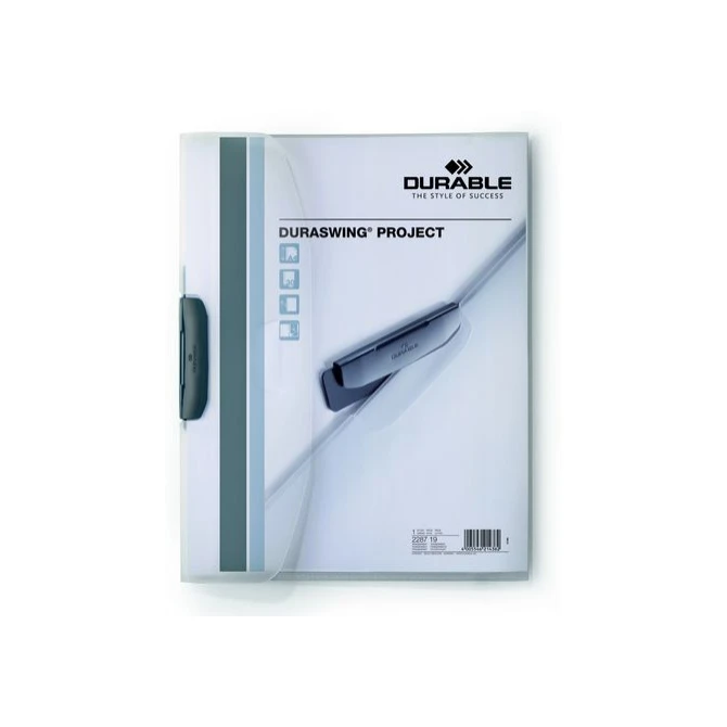 DURABLE Duraswing® Project Klemmap A4 3 x 10 vel Transparant (pak 25 stuks)