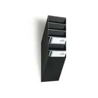 Durable FLEXIBOXX folderhouder muurbevestiging 6 compartimenten A4 zwart