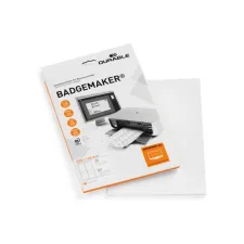 Durable Insteekkaart naambadge A6 (pak 80 stuks)