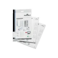 DURABLE Insteekkaartjes tafelnaamborden Duraprint 64/122 x 210 mm (pak 20 stuks) DURABLE Insteekkaartjes tafelnaamborden Duraprint 64/122 x 210 mm (pak 20 stuks)