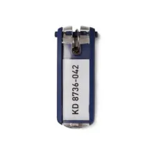 DURABLE Key Clip Sleutelhanger Blauw (pak 6 stuks)