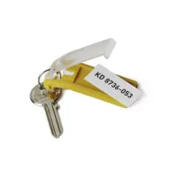 DURABLE Key Clip Sleutelhanger Geel (pak 6 stuks) DURABLE Key Clip Sleutelhanger Geel (pak 6 stuks)