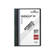 DURABLE Klemmap Duraclip A4 3mm d.groen/ds 25 DURABLE Klemmap Duraclip A4 3mm d.groen/ds 25