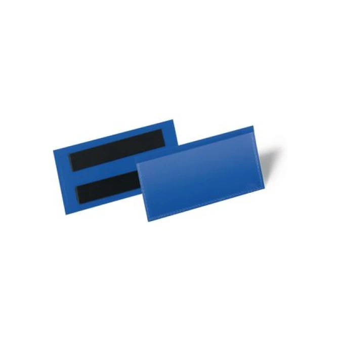 DURABLE Magnetische Documenthouder 100 x 38 mm Horizontaal Blauw (pak 50 stuks)