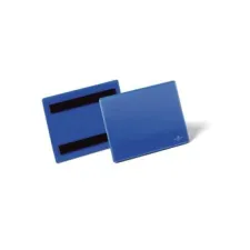 DURABLE Magnetische Documenthouder A6 Horizontaal Blauw (pak 50 stuks) DURABLE Magnetische Documenthouder A6 Horizontaal Blauw (pak 50 stuks)