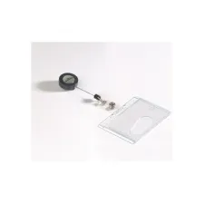 DURABLE Pashouder Afrolmechanisme 1 pas 54 x 85 mm Kunststof transparant (pak 10 stuks) DURABLE Pashouder Afrolmechanisme 1 pas 54 x 85 mm Kunststof transparant (pak 10 stuks)