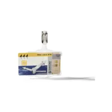 DURABLE Pashouder Bevestigingsclip 2 pasjes 54 x 85 mm Kunststof transparant (pak 25 stuks) DURABLE Pashouder Bevestigingsclip 2 pasjes 54 x 85 mm Kunststof transparant (pak 25 stuks)