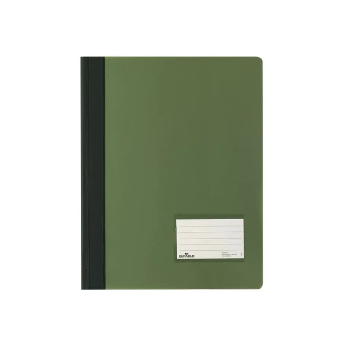 DURABLE Snelhechtmap A4 Extra Breed PP Groen (pak 25 stuks)