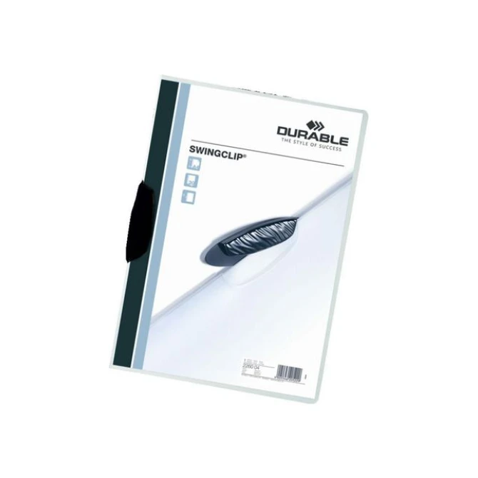 DURABLE Swingclip Klemmap 1 - 30 vel Zwart (pak 25 stuks) DURABLE Swingclip Klemmap 1 - 30 vel Zwart (pak 25 stuks)