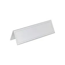 DURABLE Tafelnaambordje 105 x 297 mm Transparant