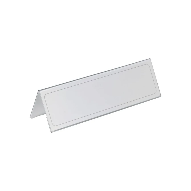 DURABLE Tafelnaambordje 105 x 297 mm Transparant