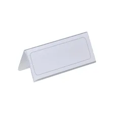DURABLE Tafelnaambordje 52 x 100 mm Transparant
